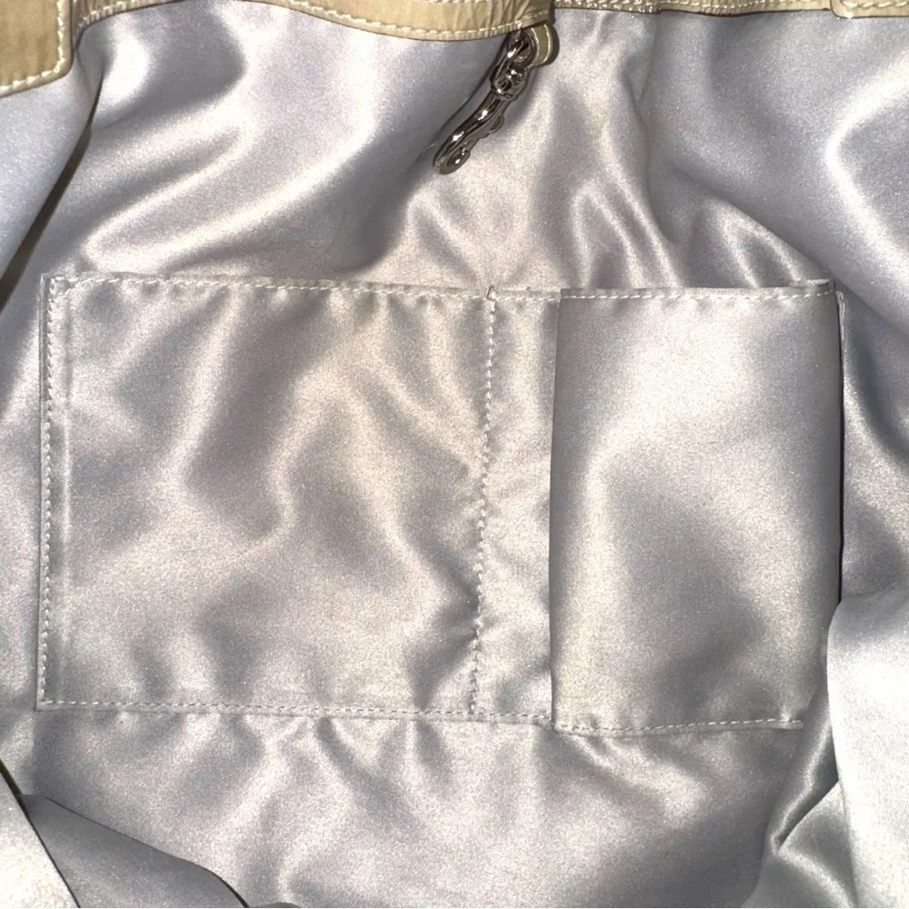 Coach Audrey 17063 Patent Leather Tote Y2K Glazed Leather Silver Hardware